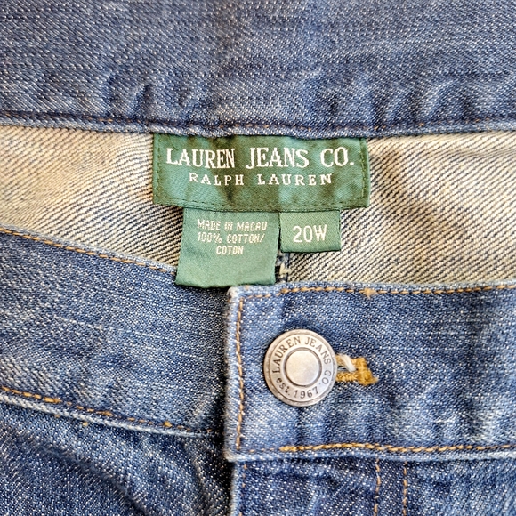 Vtg. Y2k Lauren Jeans Co. Ralph Lauren brand" The Mom Fits Best" Mom Jeans. - Picture 8 of 10